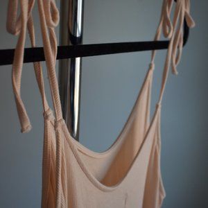 Free People Beach Tie Tank Tunic
